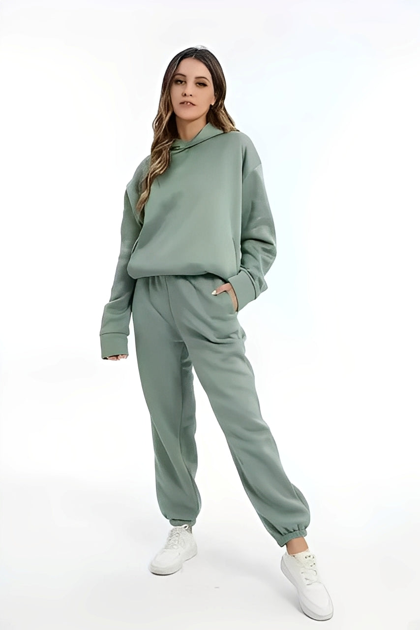 Adelia – Set de hoodie unicolor