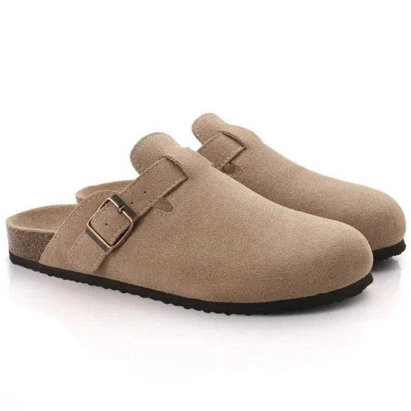Lian – Sandale Boston din piele suede