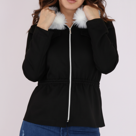 Geacă Căptușită cu Fermoar